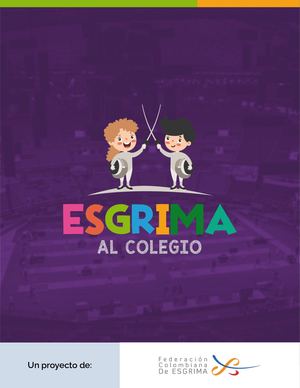 Esgrima Al Colegio