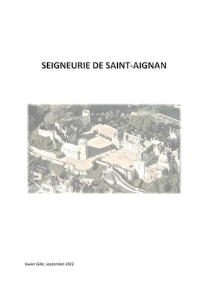 Seigneurie de Saint-Aignan (Loir-et-Cher)