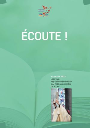 Lettre Aux Fidèles 2023 - Toussaint 2023