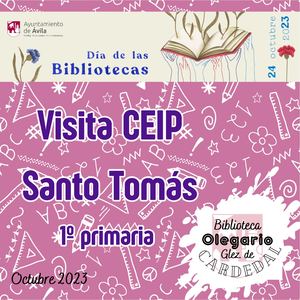 Visita 1º primaria CEIP. Santo Tomás