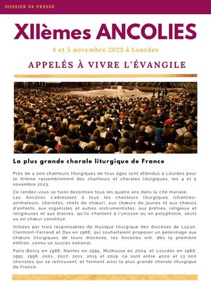 Dossier Presse Ancolies 2023