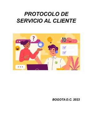 Calaméo - Protocolo De Servicio Al Cliente
