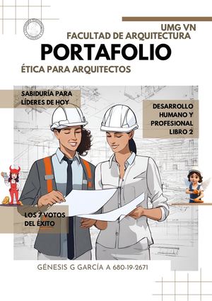 Portafolio - Ética para arquitectos