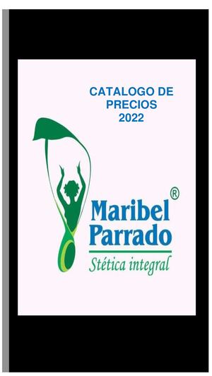 Catalogo De Precios 2022 Maribel Parrado