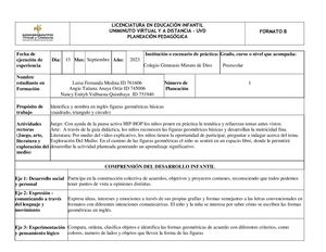Planeador 1 Aprendamos Las Figuras Geométricas Básicas