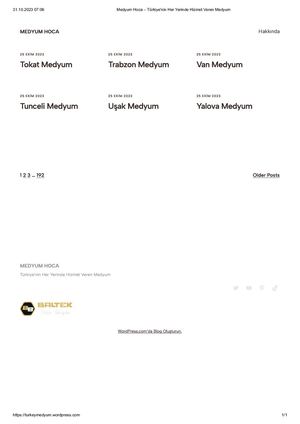 Medyum Hoca – Türkiye'nin Her Yerinde Hizmet Veren Medyum