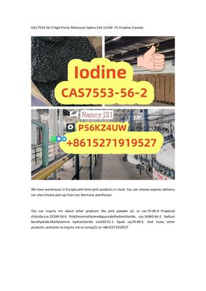 Cas 7553 56 2 High Purity Molecular Iodine Cas 12190 71 5 Iodine Crystals
