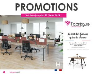 Promotion Fabregue 1er OCTOBRE - 29 FEVRIER 2024