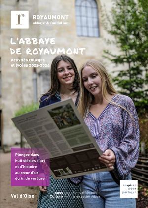 Brochure des activités 2023-2024 pour les colleges et lycées