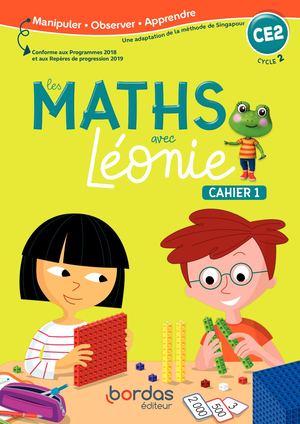 Les Maths avec Léonie CE2 - Cahiers 1 et 2