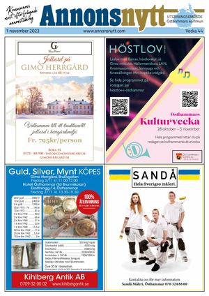 Annonsnytt V44 2023
