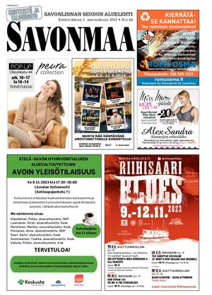 Savonmaa 44 1.11.2023