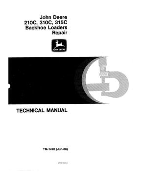 John Deere 210c Backhoe Loader Service Repair Manual
