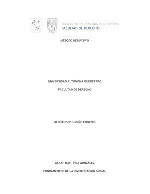 Método Deductivo