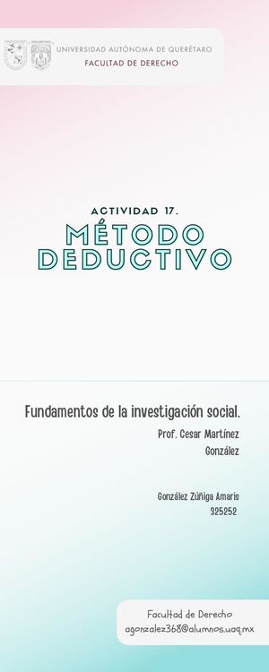 Método Deductivo