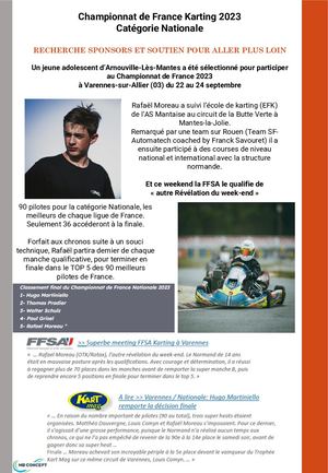 Championnat De France Karting 2023