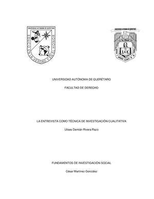 Técnica entrevista
