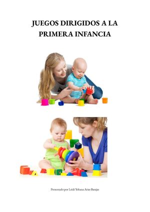 Juegos Dirigidos A La Primera Infancia