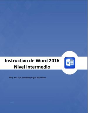 Instructivo De Word 1