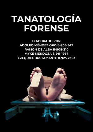 Tanatología Forense  (1)