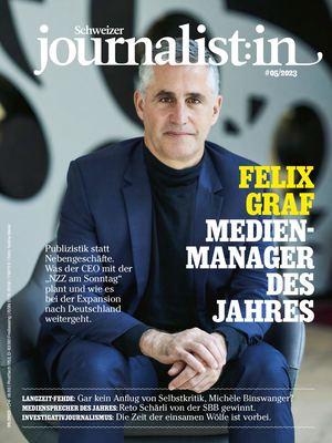 Schweizer journalist:in 05/23 Vorschau