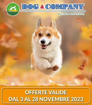 Volantino Digitale Dog&company By Isola Dei Tesori Offerte Di Novembre 2023