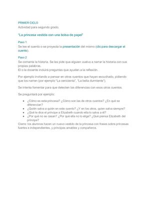 “La Princesa Vestida Con Una Bolsa De Papel” (2)