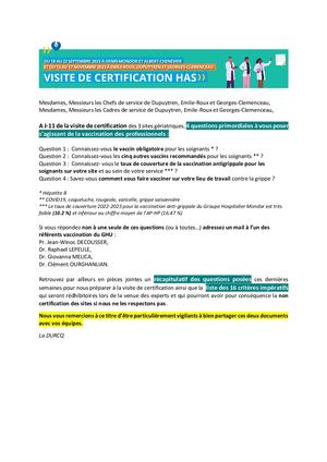 Certification J 11