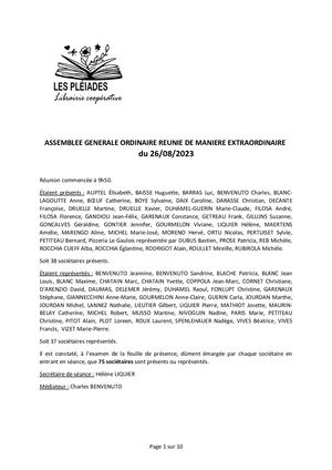 Ag Extraordinaire Les Pleiades