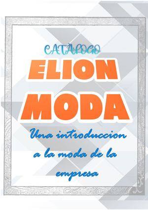 Catalogo Elion Moda