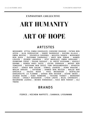 Catalogue exposition Art Of Hope