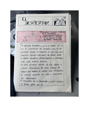 Periodico El Despertar 1105
