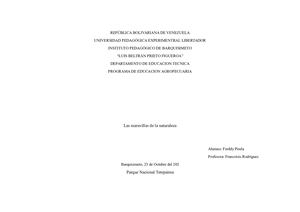 Parque Nacional Terepaima