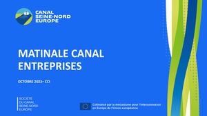 Avancée des travaux du Canal Seine Nord Europe