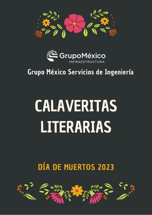 Calaveritas Literarías 2023