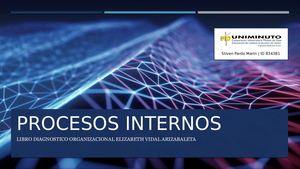 Capítulo 9. Procesos internos de Vidal. E. (2004). Diagnóstico organizacional. Evaluación sistémica del desempeño empresarial en la era digital