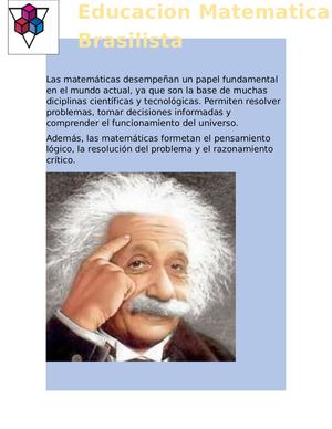Las Matemáticas Desempeñan Un Papel Fundamental En El Mundo Actual 2