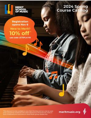 2024 Spring Course Catalog | Merit School of Music