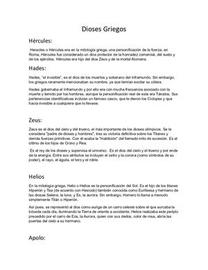Dioses Griegos Jesus Fernando Loeza Tena