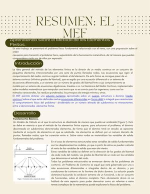 Resumen El Mef