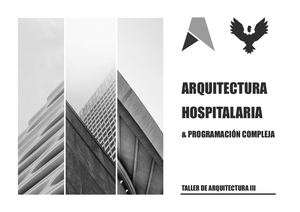TALLER DE ARQUITECTURA 3 HOSPITAL ESTUDIO