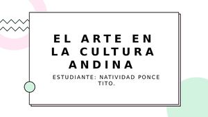 El Arte En La Cultura Andina