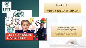 Unidad Ii Teorias Del Aprendizaje (1)
