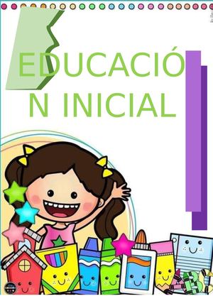 Aprestamiento Escolar Para Nivel Inicial