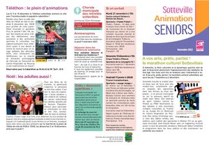 Sotteville Animation Seniors Novembre 2023
