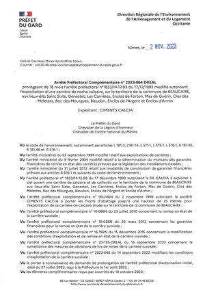 20231102 Ciments Calcia Beaucaire Apc 2023 064 Avec Plans