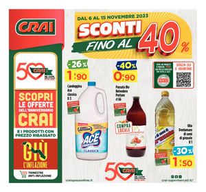 Volantino Crai Regina Zenone dal 6 al 15 novembre