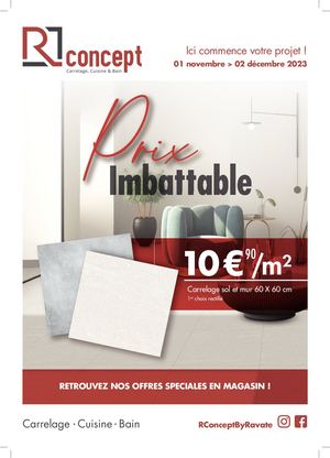 Catalogue Rconcept Du 01 Novembre Au 02 Décembre 2023