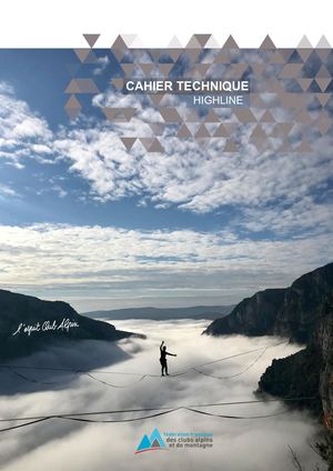 CAHIER TECHNIQUE : LA HIGHLINE A LA FFCAM