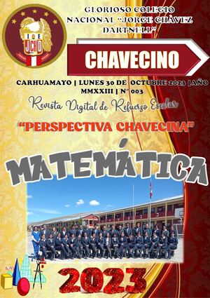 Revista Digital Matemática IE "Jorge Chávez Dartnell"